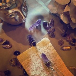 Heiress of Amethyst Necklace Set